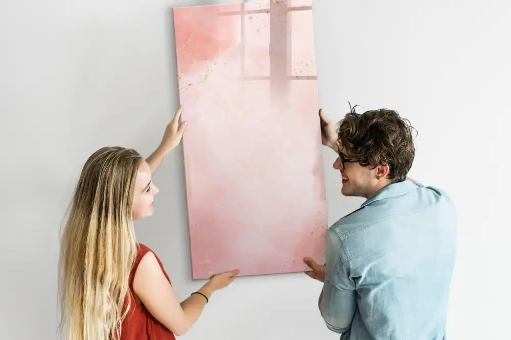 Tableau magnétique pour écriture granit rose