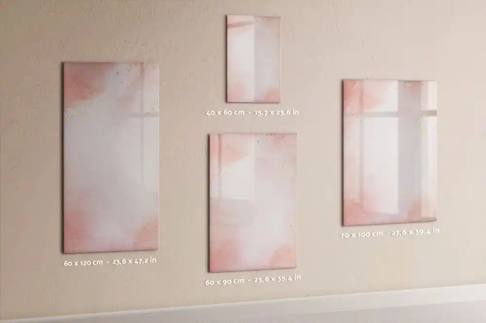 Tableau magnétique pour écriture granit rose