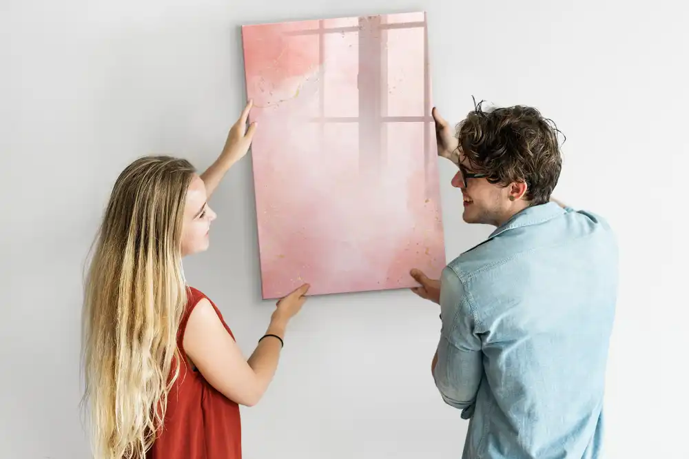 Tableau magnétique pour écriture granit rose