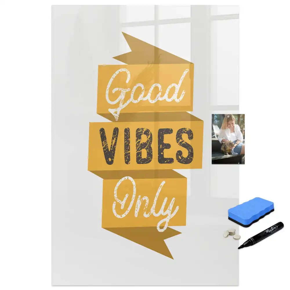 Tableau magnétique avec citation inspirante