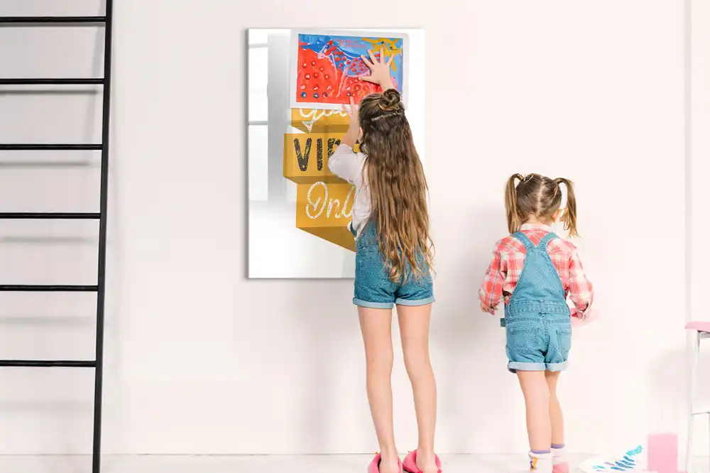 Tableau magnétique avec citation inspirante