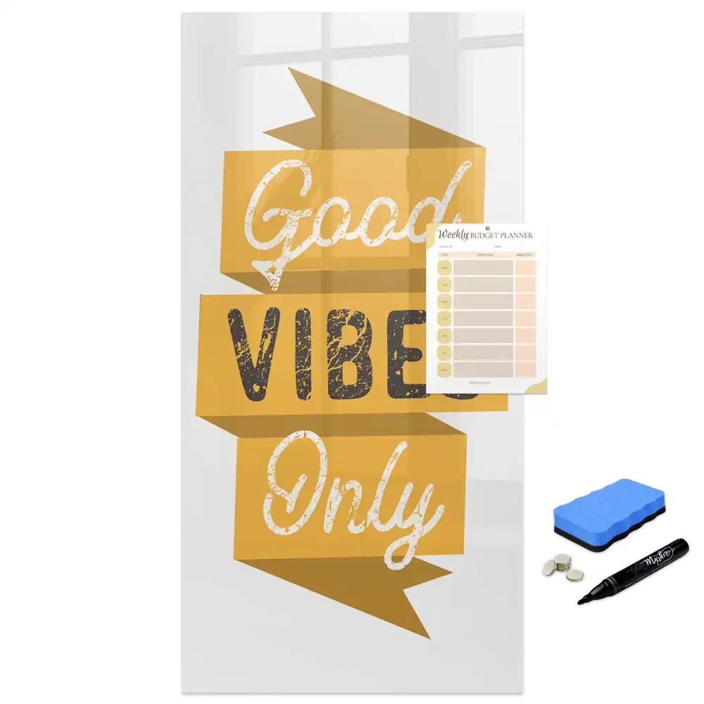 Tableau magnétique avec citation inspirante