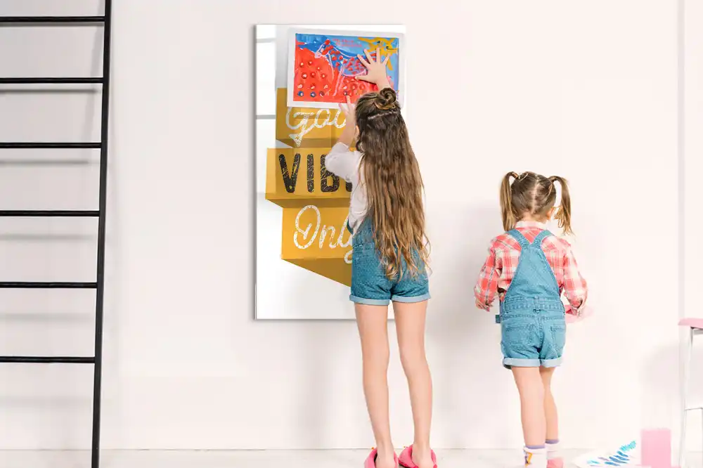 Tableau magnétique avec citation inspirante