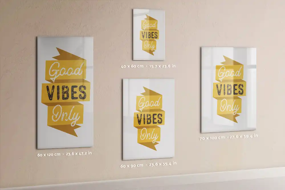 Tableau magnétique avec citation inspirante