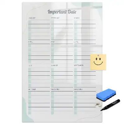 Tableau blanc magnétique effaçable à sec pour organisation d'événements