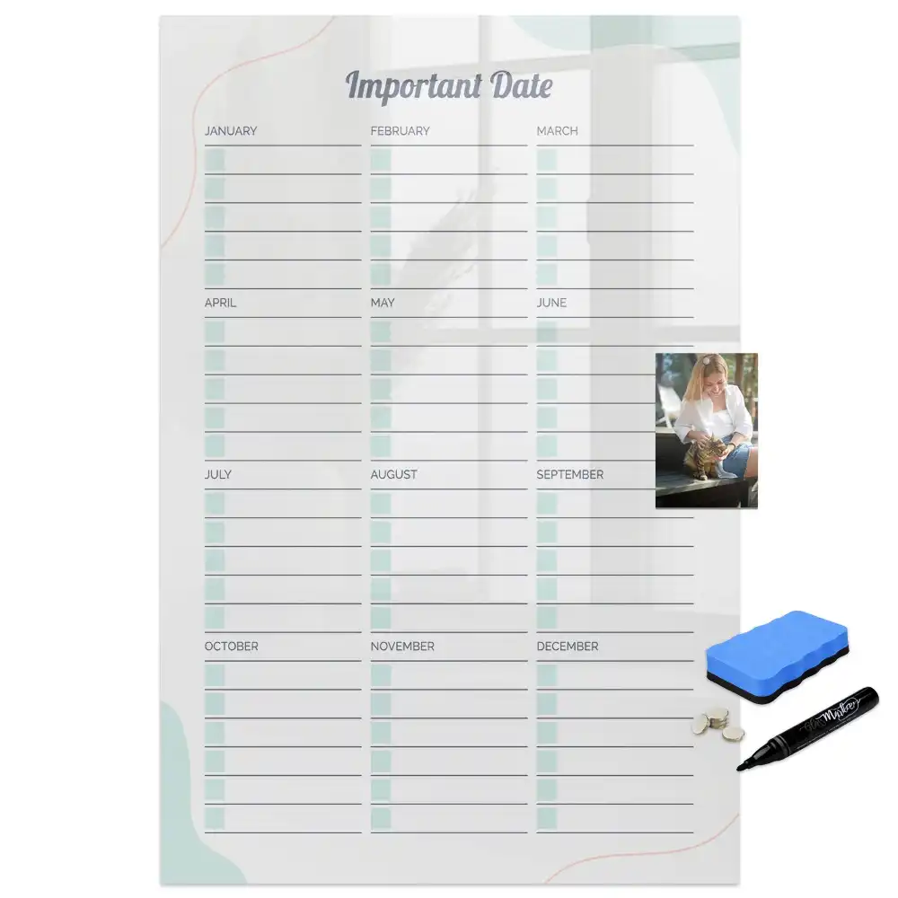 Tableau blanc magnétique effaçable à sec pour organisation d'événements