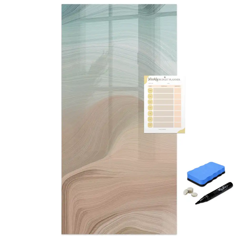 Tableau magnétique pour écriture avec pellicule effaçable à sec