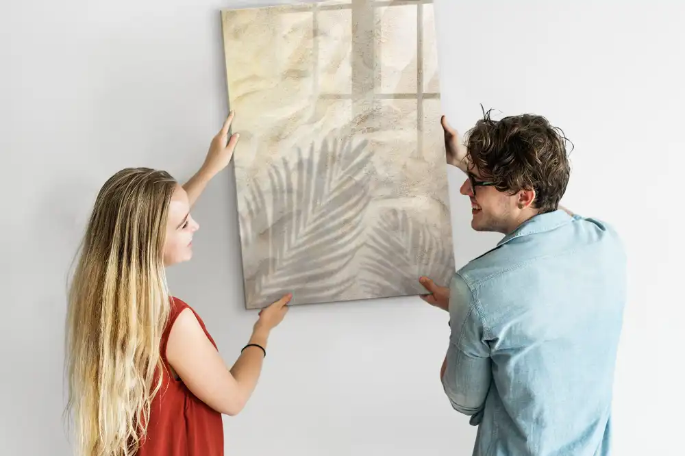 Tableau magnétique pour écriture motif sable chaud d'été