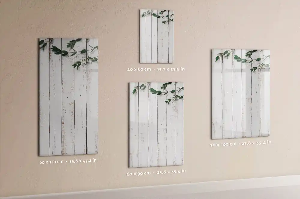 Tableau blanc magnétique effaçable à sec avec cadre en bois