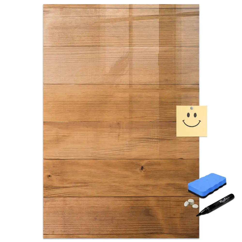 Tableau magnétique pour dessin avec cadre en bois mural