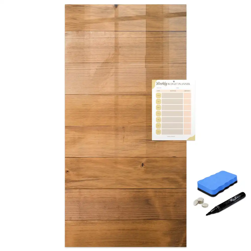 Tableau magnétique pour dessin avec cadre en bois mural