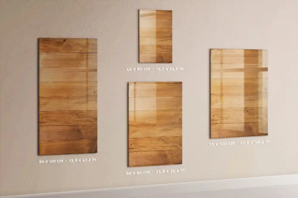 Tableau magnétique pour dessin avec cadre en bois mural