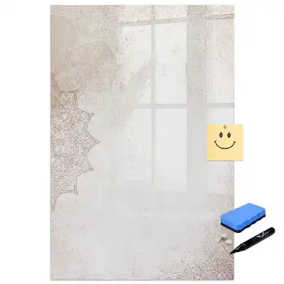Tableau magnétique effaçable à motifs mandala