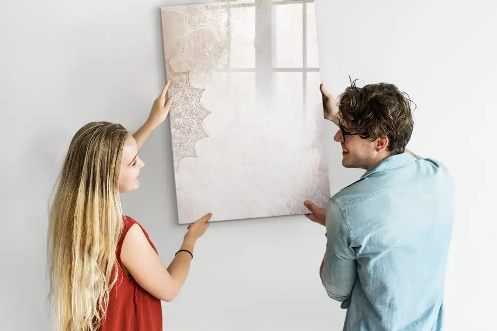 Tableau magnétique effaçable à motifs mandala
