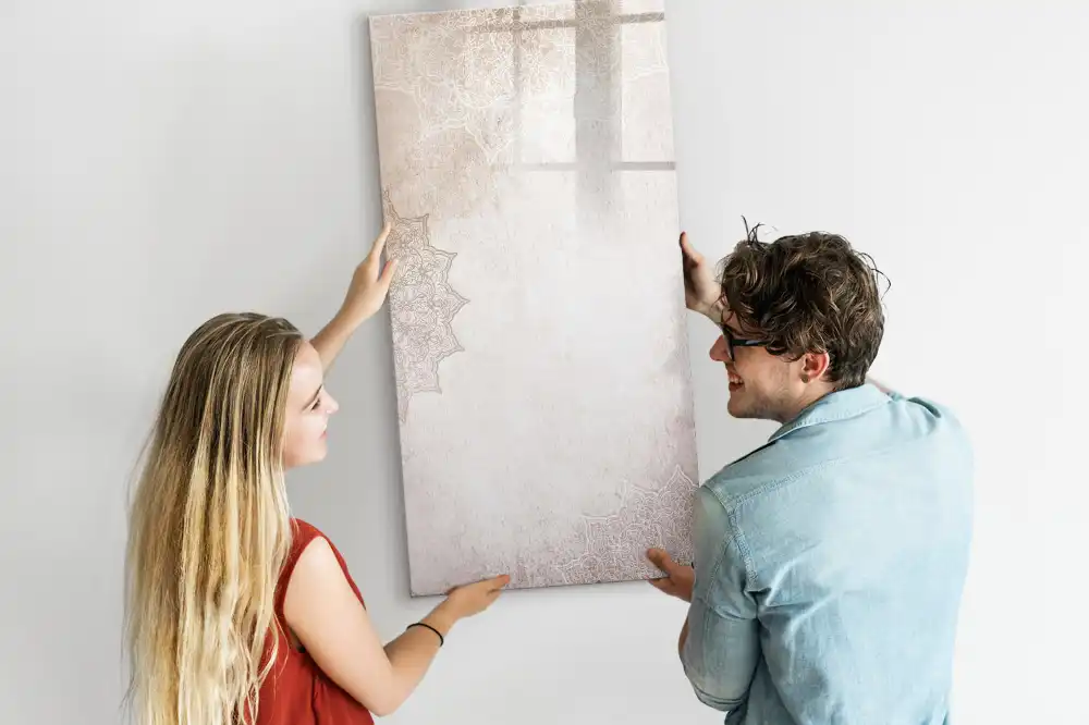 Tableau magnétique effaçable à motifs mandala