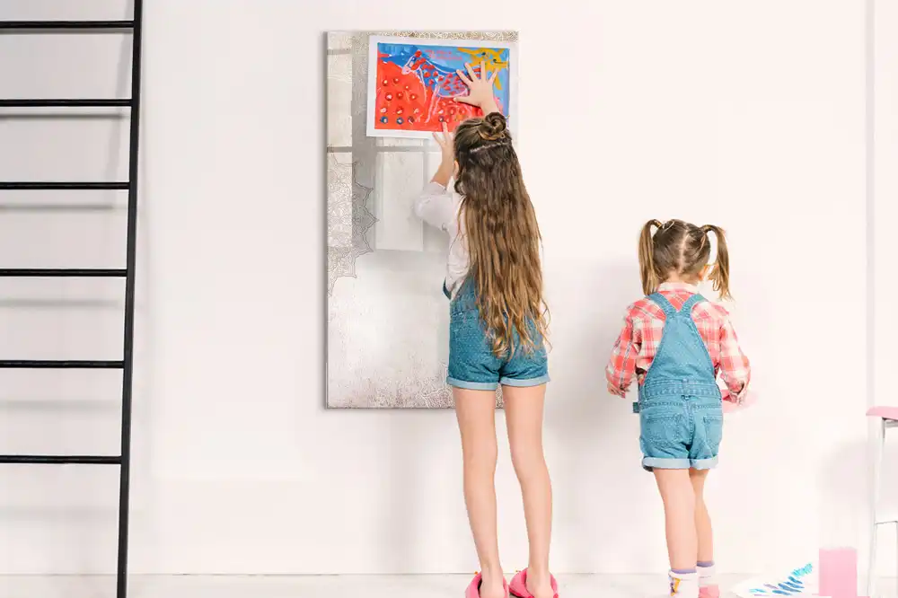Tableau magnétique effaçable à motifs mandala