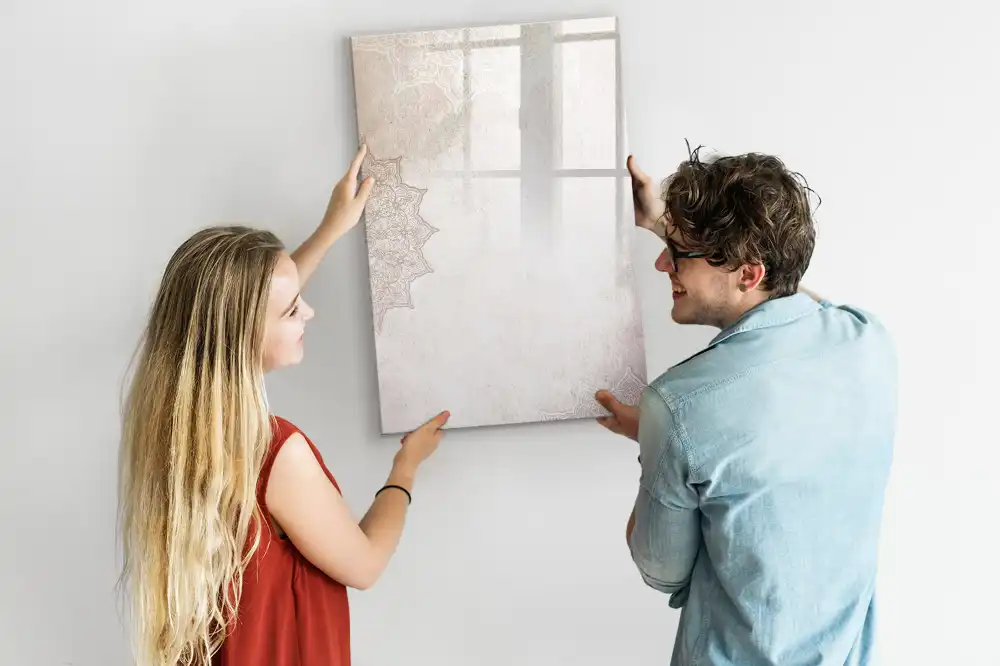 Tableau magnétique effaçable à motifs mandala