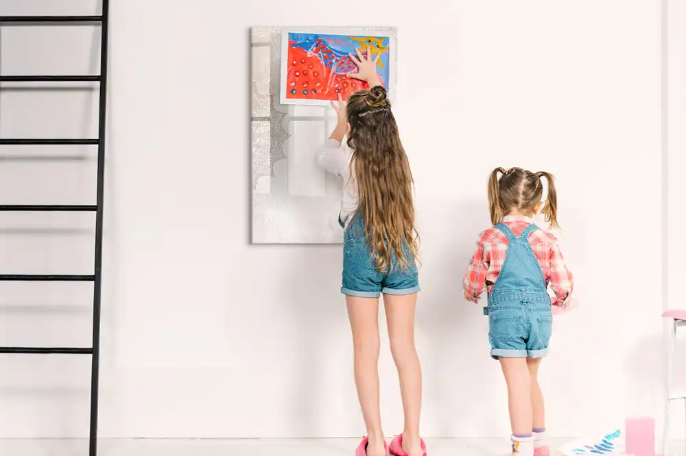 Tableau magnétique effaçable à motifs mandala