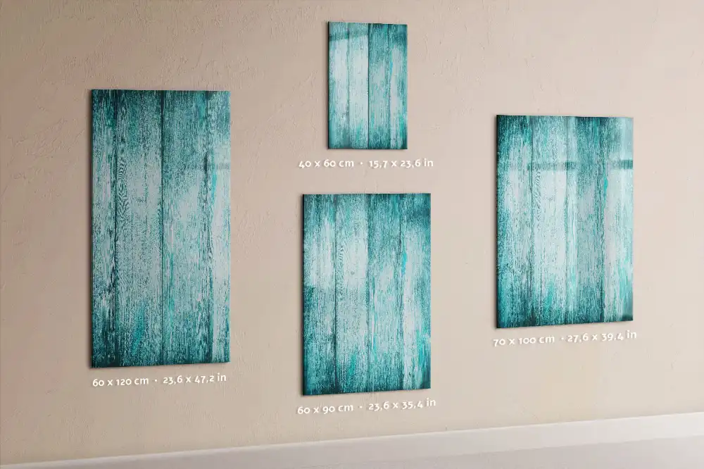 Tableau blanc magnétique effaçable à sec avec cadre en bois bleu