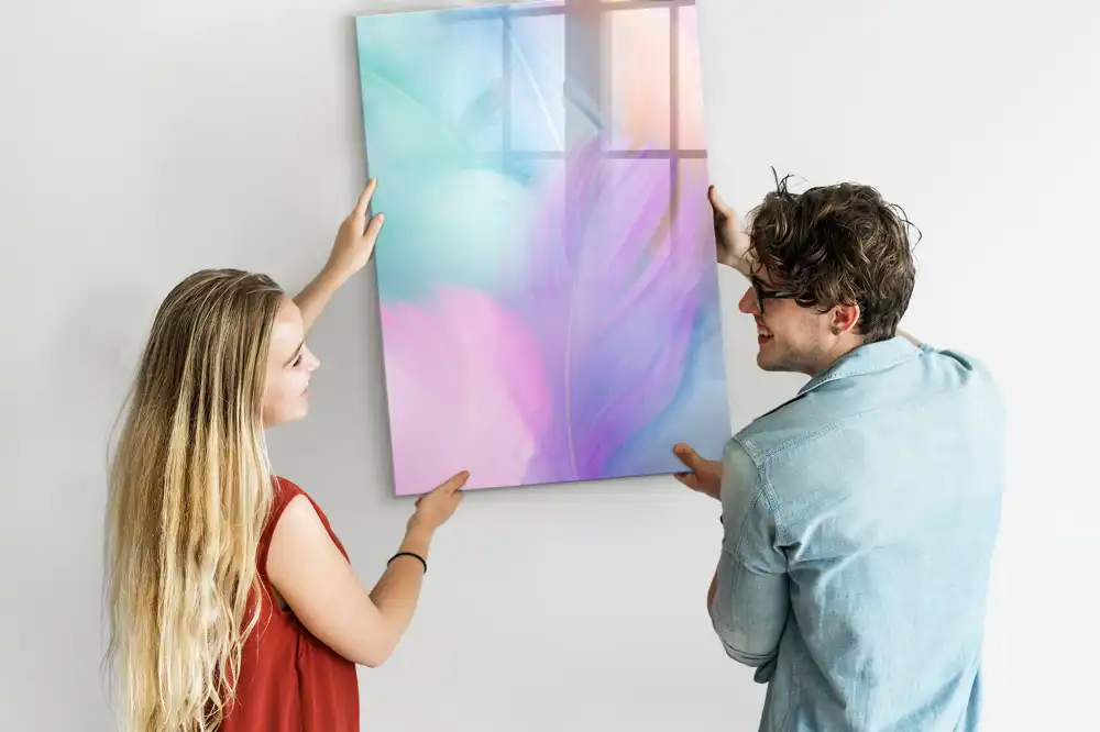 Tableau magnétique avec feutres aux teintes pastel