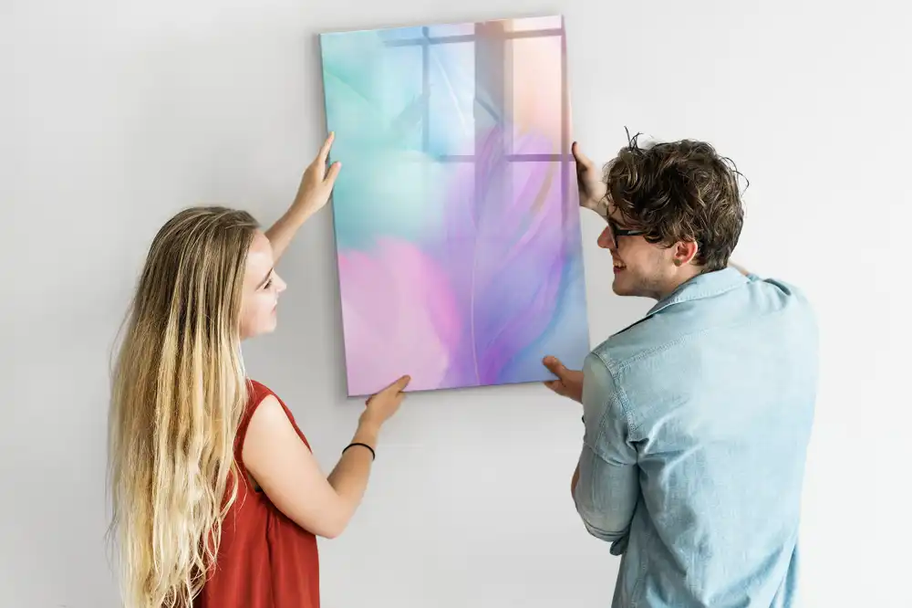 Tableau magnétique avec feutres aux teintes pastel