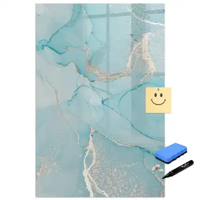 Tableau magnétique à dessin motif marbre