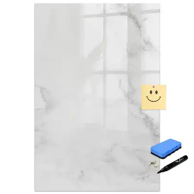 Tableau magnétique effaçable à motif marbre classique