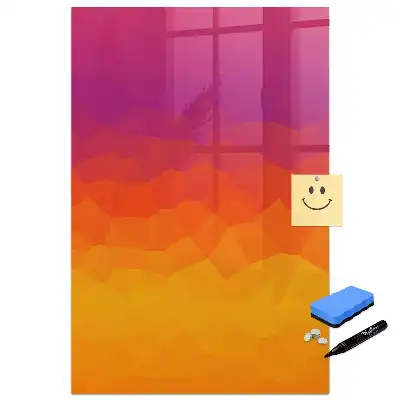 Tableau magnétique de dessin dégradé matin