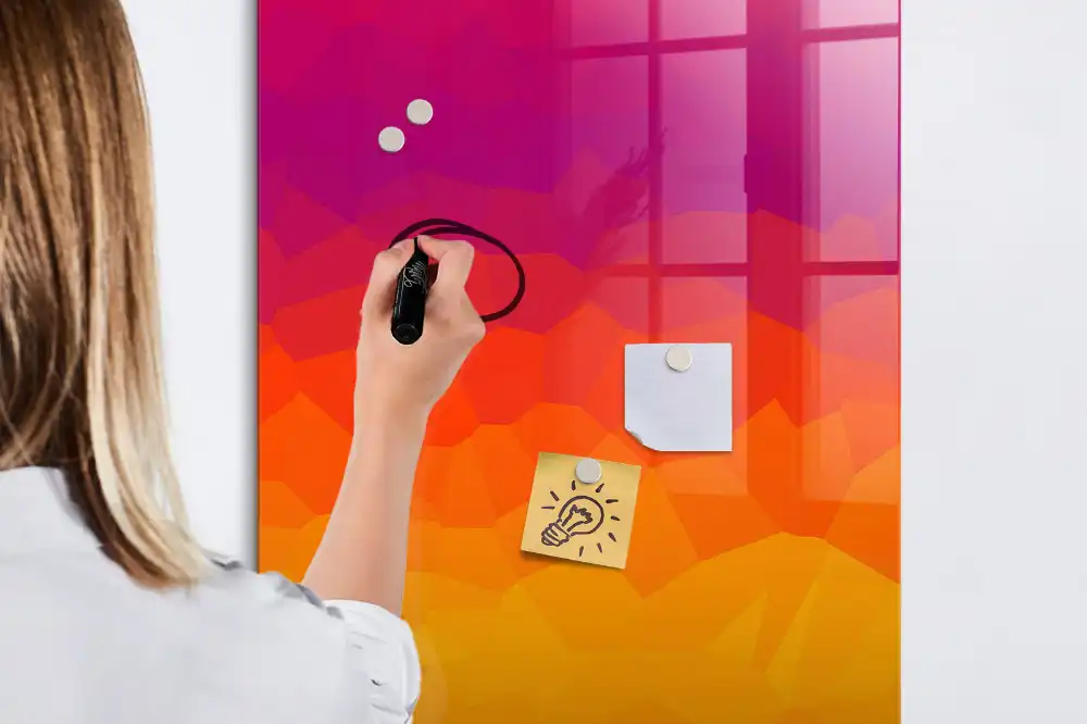 Tableau magnétique de dessin dégradé matin