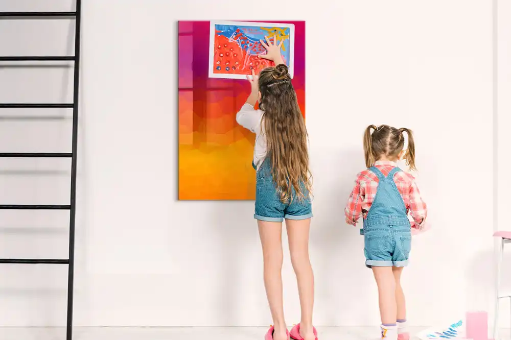 Tableau magnétique de dessin dégradé matin