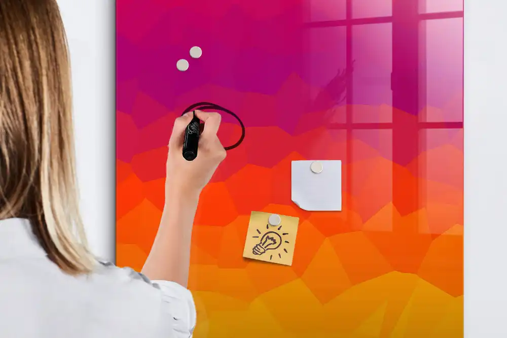 Tableau magnétique de dessin dégradé matin