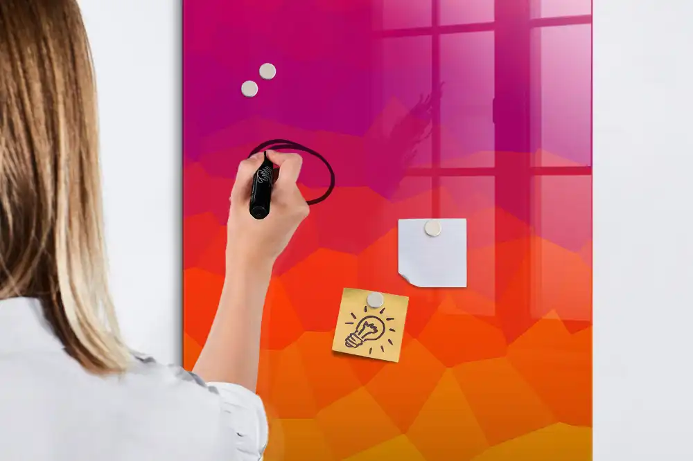 Tableau magnétique de dessin dégradé matin