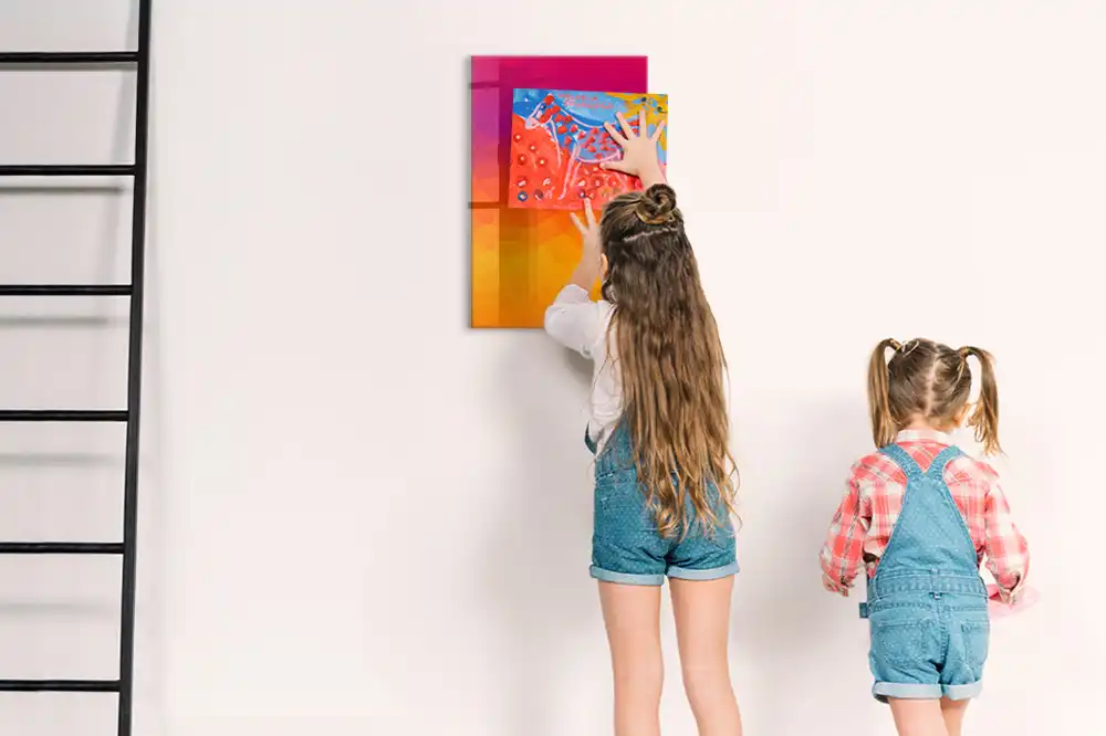 Tableau magnétique de dessin dégradé matin