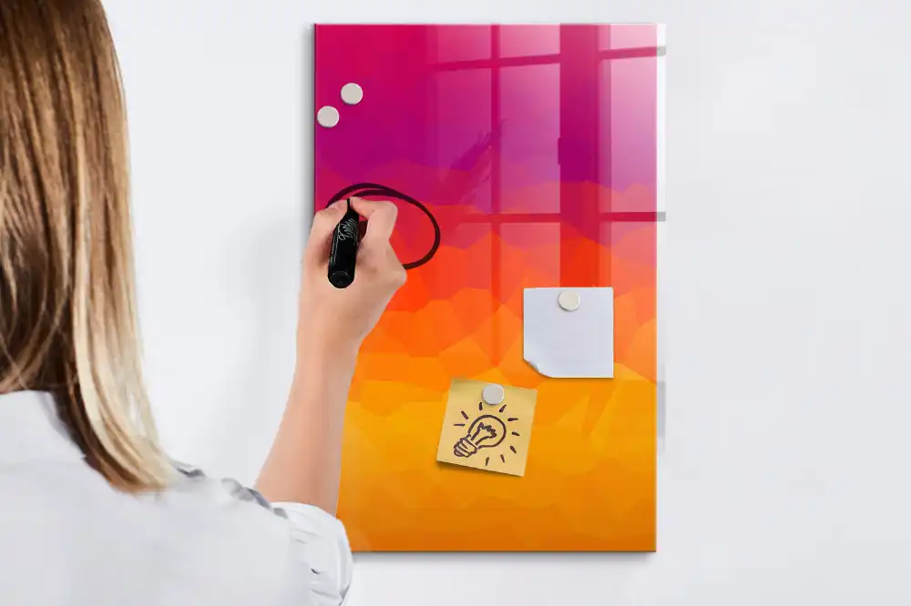 Tableau magnétique de dessin dégradé matin