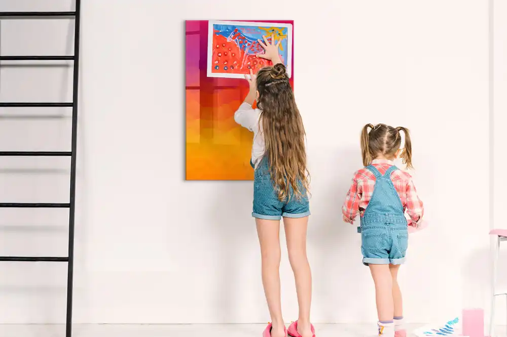 Tableau magnétique de dessin dégradé matin