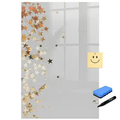 Tableau magnétique effaçable à motifs petites étoiles