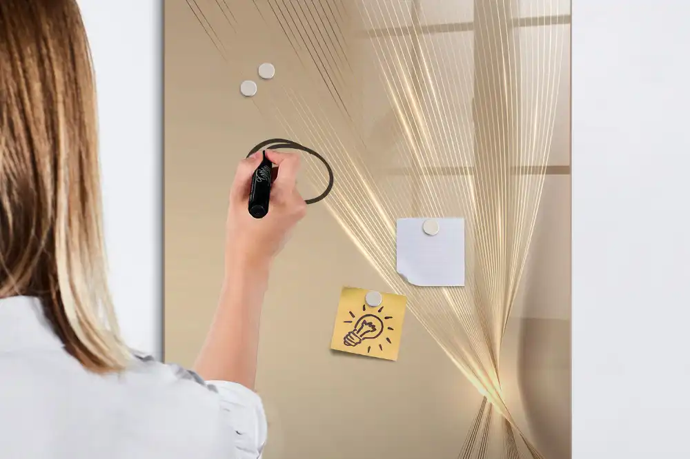 Tableau magnétique effaçable à LED