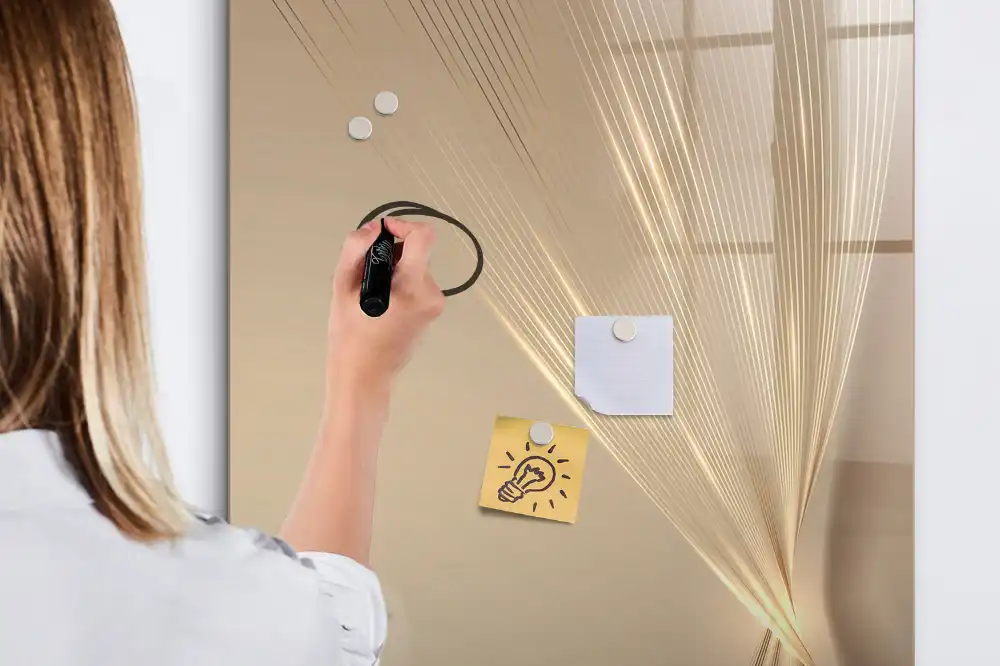 Tableau magnétique effaçable à LED