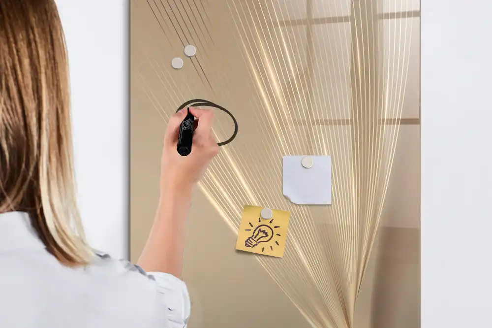 Tableau magnétique effaçable à LED