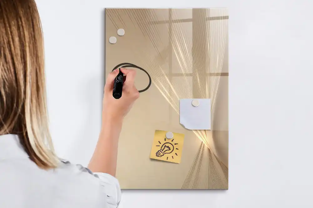 Tableau magnétique effaçable à LED