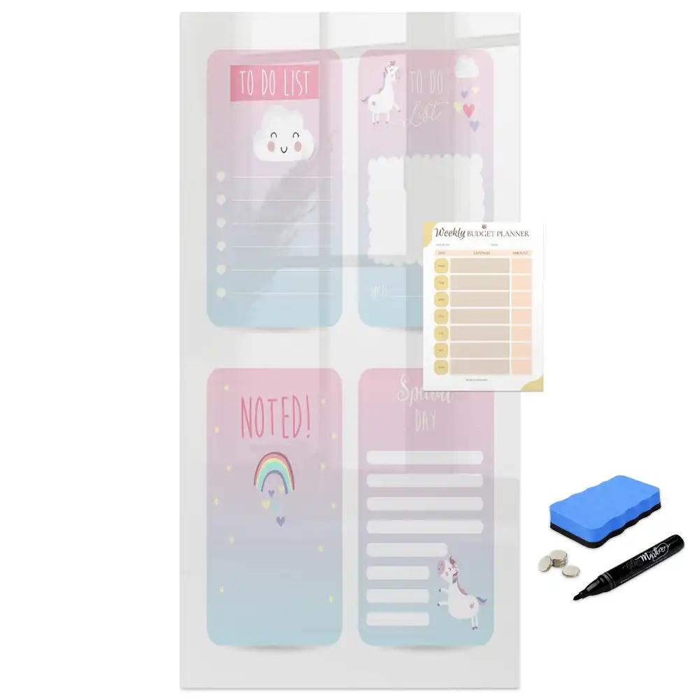 Tableau magnétique pour enfants avec feutre motif contes de fées
