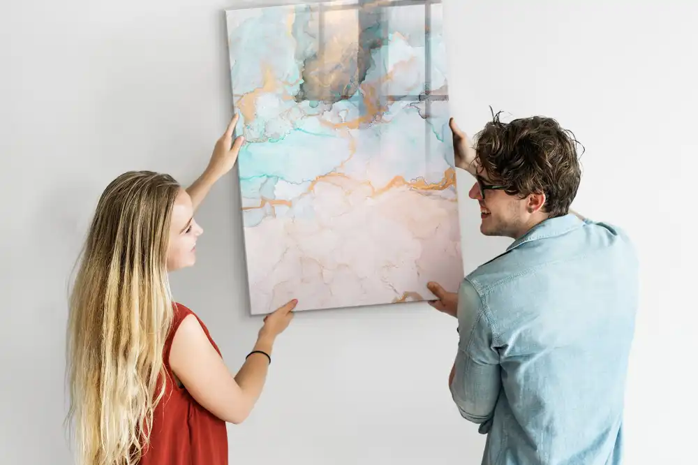 Tableau magnétique pour écriture à l'encre artistique
