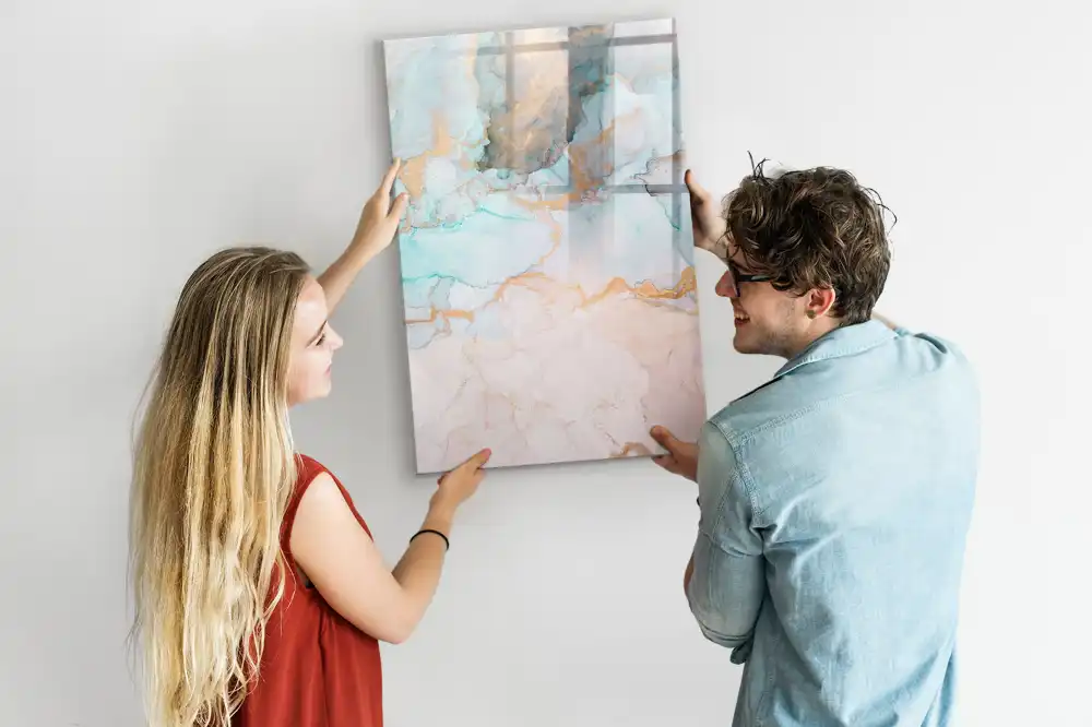 Tableau magnétique pour écriture à l'encre artistique