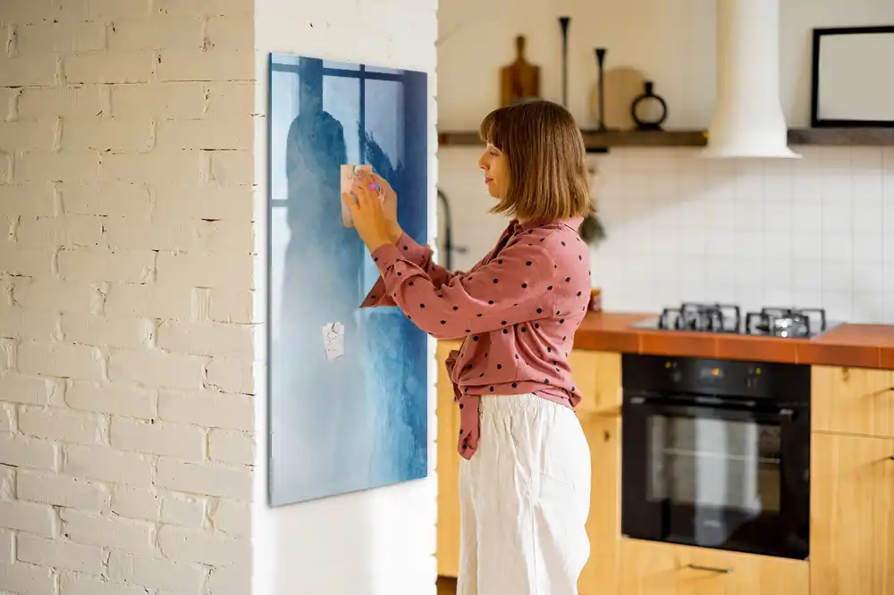 Tableau blanc magnétique effaçable à sec