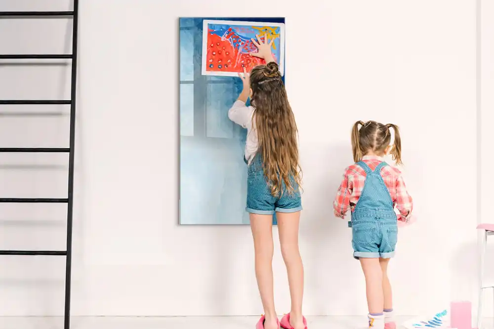 Tableau blanc magnétique effaçable à sec
