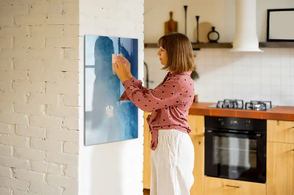 Tableau blanc magnétique effaçable à sec