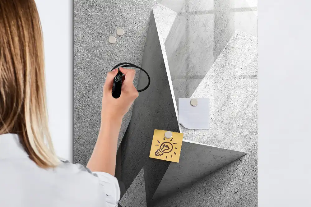 Tableau magnétique pour dessin de géométrie moderne