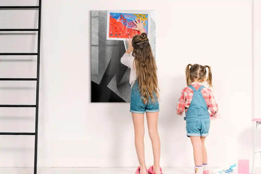 Tableau magnétique pour dessin de géométrie moderne