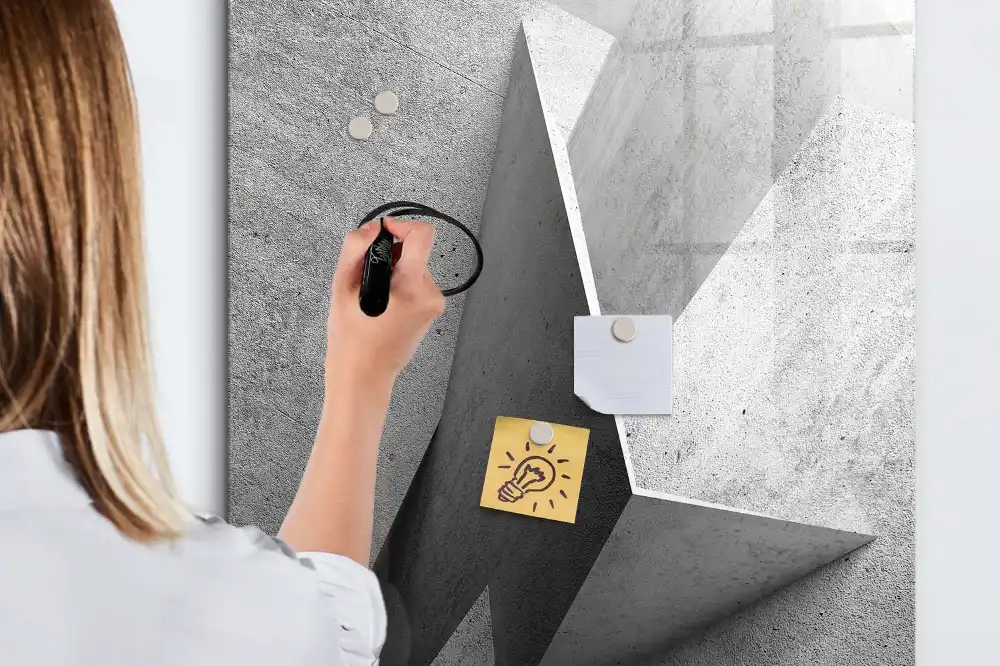 Tableau magnétique pour dessin de géométrie moderne