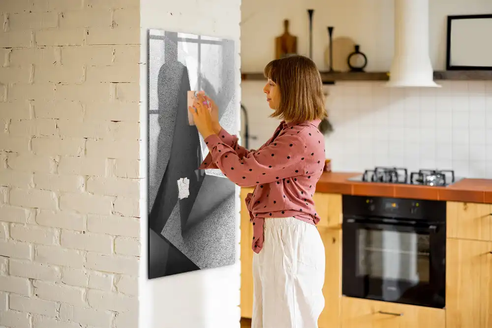 Tableau magnétique pour dessin de géométrie moderne